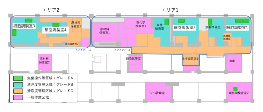 細胞プロセッシングセンター地図